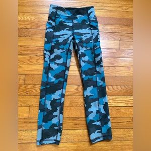 Lululemon Invigorate high-rise crop 23” Camo Teal